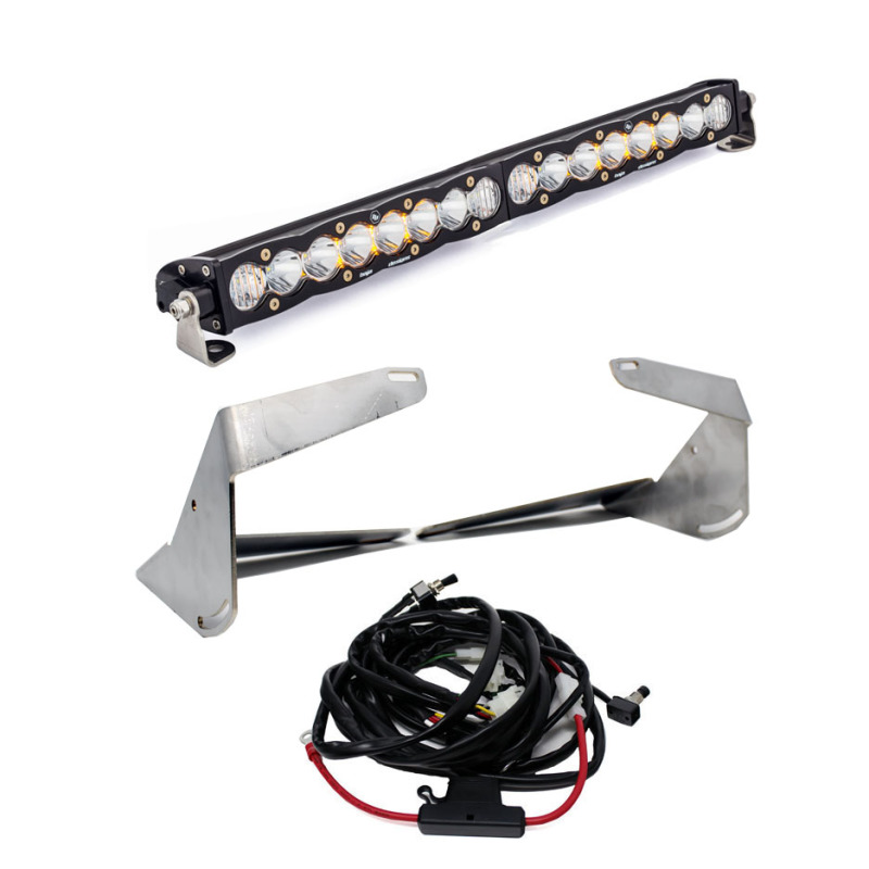 Ram 2500 Light Bar - Baja Designs - S8 Driving Combo - Clear - `19-`27